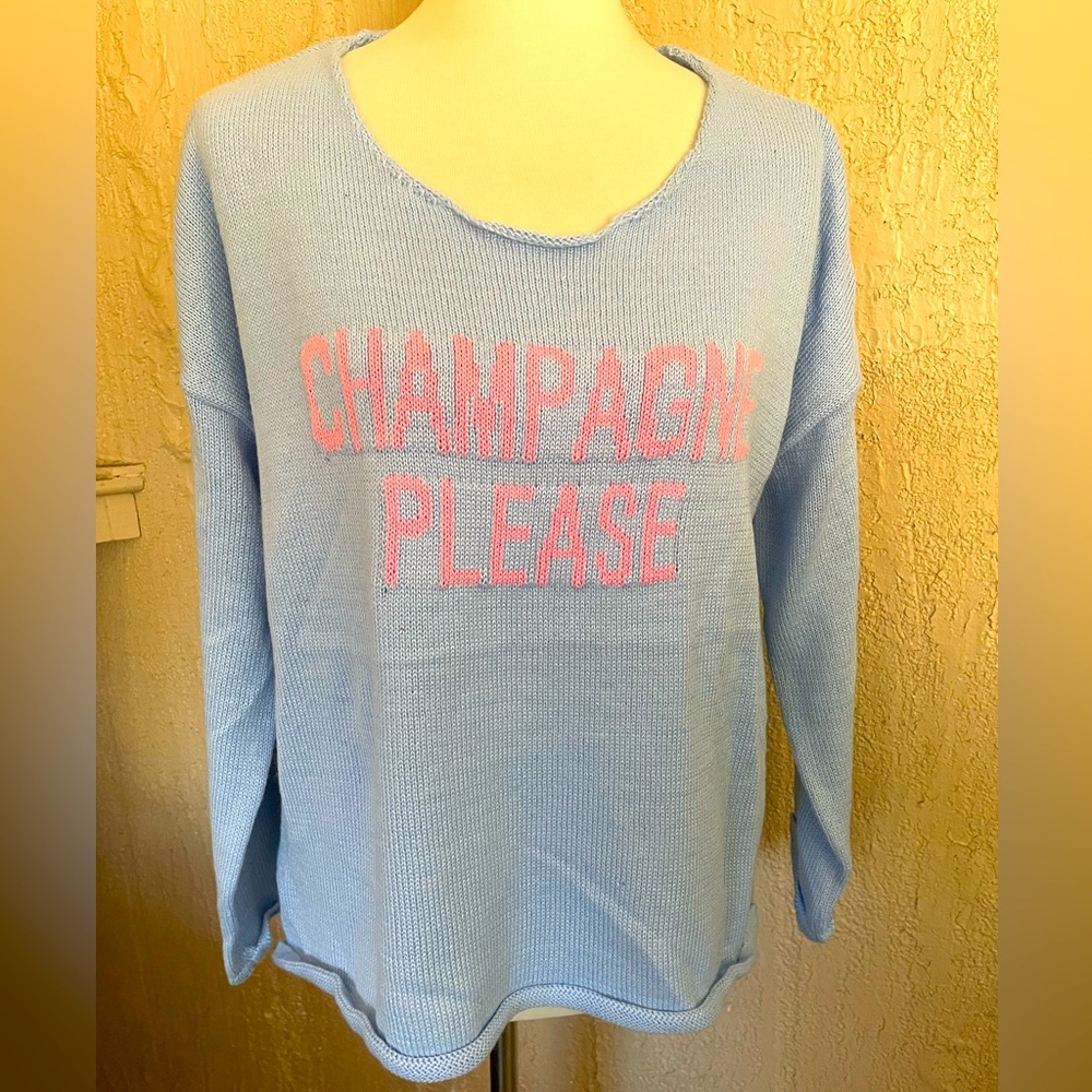 Miracle Champagne Please Sweater